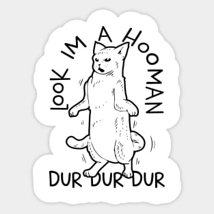 Look I am a Hooman Sticker